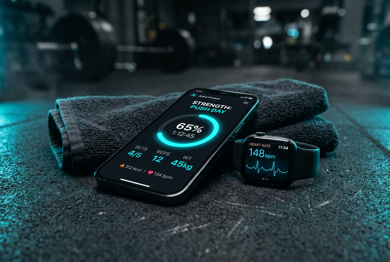 Pulsegrid Fitness — hero visual